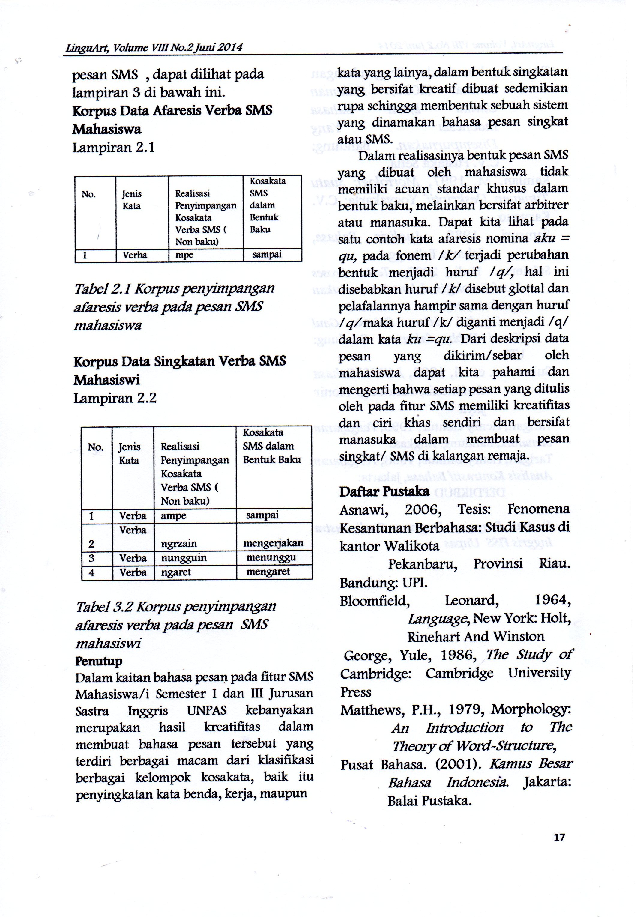 Jenis Kata Dalam Bahasa Indonesia | Kumpulan Kata - Kata Bijak